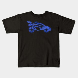 Octane Neon Blue (Must buy in black to enhance the effect) | Rocket League Kids T-Shirt